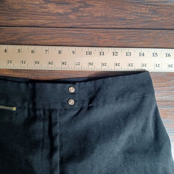 Vintage J.McLaughlin Pants Womens 4 Black 90s Minimalist Capsule Office Siren - Picture 6 of 9